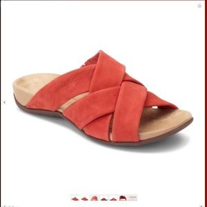 Cherry Red Vionic Juno Slide